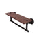 Allied Brass Washington Square Collection 16 Inch Solid IPE Ironwood Shelf with Integrated Towel Bar WS-1TB-16-IRW-ORB