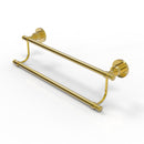 Allied Brass Washington Square Collection 18 Inch Double Towel Bar WS-72-18-PB