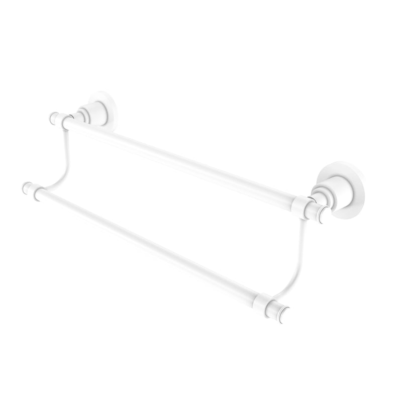 Allied Brass Washington Square Collection 18 Inch Double Towel Bar WS-72-18-WHM