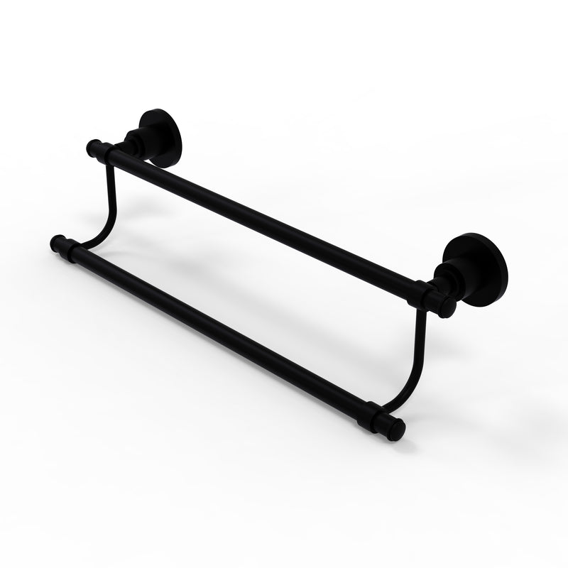 Allied Brass Washington Square Collection 30 Inch Double Towel Bar WS-72-30-BKM