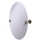 Allied Brass Frameless Oval Tilt Mirror with Beveled Edge WS-91-ABR