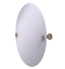 Allied Brass Frameless Oval Tilt Mirror with Beveled Edge WS-91-PEW