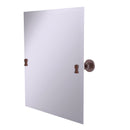 Allied Brass Frameless Rectangular Tilt Mirror with Beveled Edge WS-92-CA