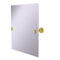 Allied Brass Frameless Rectangular Tilt Mirror with Beveled Edge WS-92-PB