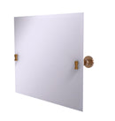 Allied Brass Frameless Landscape Rectangular Tilt Mirror with Beveled Edge WS-93-BBR