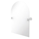 Allied Brass Frameless Arched Top Tilt Mirror with Beveled Edge WS-94-WHM