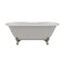 Cambridge Plumbing Cast Iron Double Ended Clawfoot Tub 60"x30", 7" Drillings BN Feet