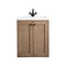 James Martin Chianti 24" Single Vanity Cabinet Whitewashed Walnut with White Glossy Resin Countertop E303-V24-WW-WG