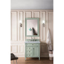 James Martin Brittany 30" Single Vanity Sage Green with 3 cm Carrara Marble Top 650-V30-SGR-3CAR