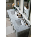 James Martin Brittany 72" Urban Gray Double Vanity with 3 cm Carrara Marble Top 650-V72-UGR-3CAR