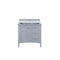 James Martin Palisades 36" Single Vanity Silver Gray 527-V36-SL