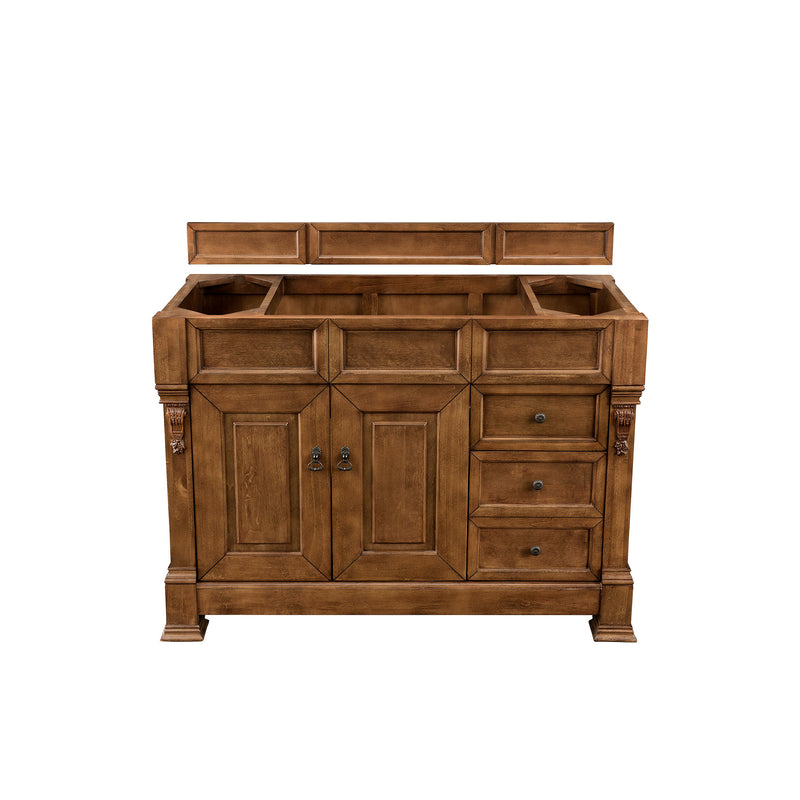 James Martin Brookfield 48" Country Oak Single Vanity with 3 cm Galala Beige Top 147-114-5276-3OGLB