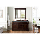 James Martin Brookfield 60" Burnished Mahogany Single Vanity with 3 cm Cala Blue Quartz Top 147-114-5361-3CBL