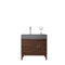 James Martin Linear 36" Single Vanity Mid Century Walnut with Dusk Grey Glossy Composite Top 210-V36-WLT-DGG