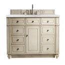 James Martin Bristol 48" Single Vanity Vintage Vanilla with 3 cm Eternal Jasmine Pearl Quartz Top 157-V48-VV-3EJP