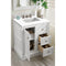 James Martin De Soto 30" Single Vanity Bright White with 3 cm Classic White Quartz Top 825-V30-BW-3CLW