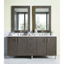 James Martin Metropolitan 72" Silver Oak Double Vanity with 3 cm Arctic Fall Solid Surface Top 850-V72-SOK-3AF