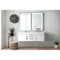 James Martin Mercer Island 59" Double Vanity Glossy White with Glossy White Composite Top 389-V59D-GW-A-GW