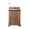 James Martin Providence 26" Driftwood Single Vanity with 3 cm Carrara Marble Top 238-105-V26-DRF-3CAR