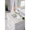 James Martin De Soto 36" Single Vanity Bright White with 3 cm Eternal Jasmine Pearl Quartz Top 825-V36-BW-3EJP