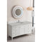 James Martin Palisades 60" Single Vanity Bright White with 3 cm Eternal Marfil Quartz Top 527-V60S-BW-3EMR