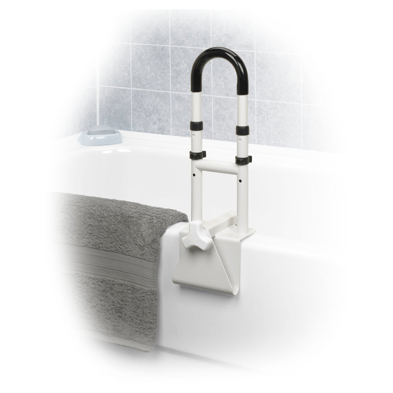 Drive Medical Adjustable Height Bathtub Grab Bar Safety Rail