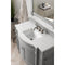 James Martin Brittany 46" Single Vanity Urban Gray with 3 cm Classic White Quartz Top 650-V46R-UGR-CLW