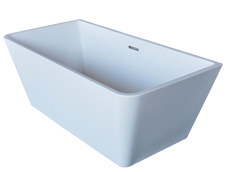 Atlantis Whirlpools Lyvia 32" x 67" Rectangle Acrylic Freestanding Bathtub