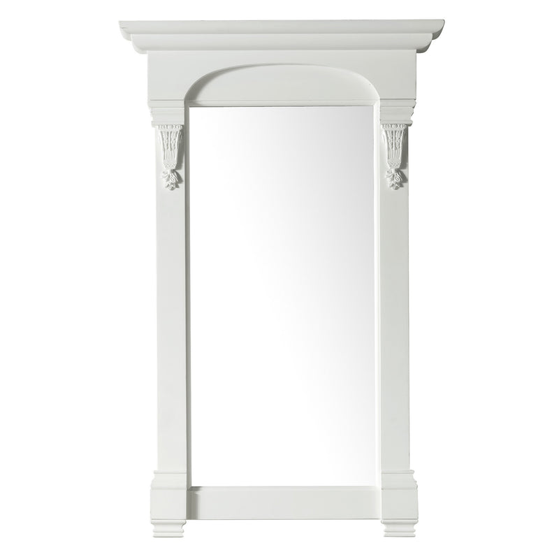 James Martin Brookfield 26" Bright White Single Vanity with 3 cm Arctic Fall Solid Surface Top 147-V26-BW-3AF