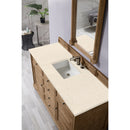 James Martin Savannah 60" Single Vanity Cabinet Driftwood with 3 cm Eternal Marfil Quartz Top 238-104-5311-3EMR