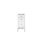 James Martin Addison 36" Single Vanity Cabinet Glossy White with 3 cm Ethereal Noctis Top E444-V36-GW-3ENC