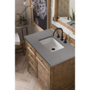 James Martin Savannah 36" Single Vanity Cabinet Driftwood with 3 cm Gray Expo Quartz Top 238-104-5511-3GEX