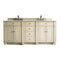 James Martin Bristol 72" Double Vanity Vintage Vanilla with 3 cm Eternal Serena Quartz Top 157-V72-VV-3ESR