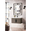 James Martin Columbia 31.5" Single Vanity Cabinet Ash Gray with White Glossy Resin Countertop 388-V31.5-AGR-WG