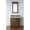 James Martin Brookfield 36" Country Oak Single Vanity with 3 cm Eternal Jasmine Pearl Quartz Top 147-114-5576-3EJP