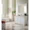 James Martin Bristol 48" Single Vanity Bright White with 3 cm Ethereal Noctis Quartz Top 157-V48-BW-3ENC