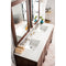 James Martin Addison 72" Double Vanity Cabinet Mid Century Acacia with 3 cm Classic White Quartz Top E444-V72-MCA-3CLW