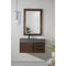 James Martin Mercer Island 36" Single Vanity Coffee Oak Matte Black with Dusk Gray Glossy Composite Top 389-V36-CFO-MB-DGG