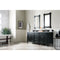 James Martin Brittany 72" Black Onyx Double Vanity with 3 cm Carrara Marble Top 650-V72-BKO-3CAR