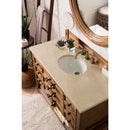 James Martin Malibu 48" Single Vanity Cabinet Honey Alder with 3 cm Galala Beige Top 500-V48-HON-3OGLB