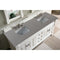 James Martin Brookfield 72" Bright White Double Vanity with 3 cm Gray Expo Quartz Top 147-V72-BW-3GEX