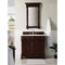 James Martin Brookfield 36" Burnished Mahogany Single Vanity with 3 cm Eternal Marfil Quartz Top 147-114-5566-3EMR