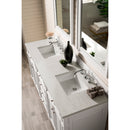 James Martin Bristol 72" Double Vanity Bright White with 3 cm Eternal Jasmine Pearl Quartz Top 157-V72-BW-3EJP