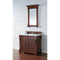 James Martin Brookfield 36" Warm Cherry Single Vanity with 3 cm Classic White Quartz Top 147-114-5586-3CLW