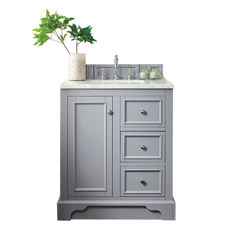 James Martin De Soto 30" Single Vanity Silver Gray 825-V30-SL