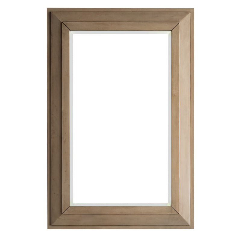 James Martin Portland 28" Rectangular Mirror White Washed Walnut 620-M28-WW