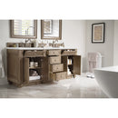 James Martin Bristol 72" Double Vanity Whitewashed Walnut with 3 cm Classic White Quartz Top 157-V72-WW-3CLW