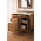 James Martin Bristol 36" Single Vanity Saddle Brown with 3 cm Eternal Marfil Quartz Top 157-V36-SBR-3EMR