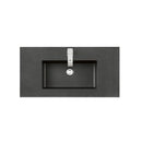 James Martin 35.4" Single Sink Top Charcoal Black SWB-S35.4-CHB