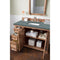 James Martin Providence 48" Single Vanity Cabinet Driftwood with 3 cm Cala Blue Quartz Top 238-105-5211-3CBL